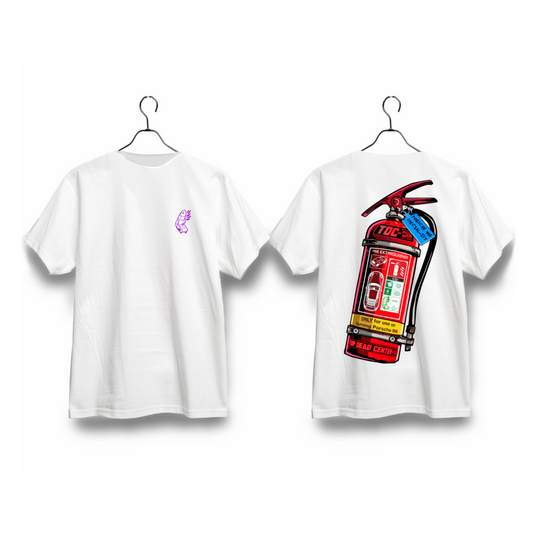 T-Shirt | SPECHIALISTS EDITION TDC 911 Fire Extinguisher print - White